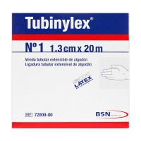 Tubinylex Nº 1 Dedos Pequeños: Venda tubular extensible de algodón 100% (1,30 cm x 20 metros)